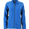 Ladies Workwear Fleece Jacket James & Nicholson - royal/navy