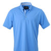 Mens Plain Polo James & Nicholson - glacier blueglacier blue white