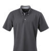 Mens Plain Polo James & Nicholson - graphite/graphite white