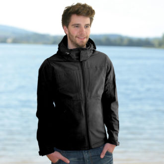 Hooded Softshell Men B&C