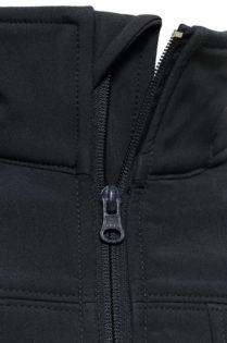 Hooded Softshell Men B&C - schwarz