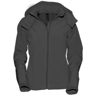 Ladies Hooded Softshell B&C - dark grey