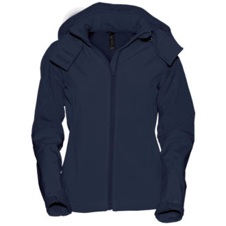 Ladies Hooded Softshell B&C - navy