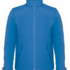 Kids Hooded Softshell B&C - azur