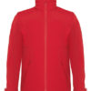 Kids Hooded Softshell B&C - rot