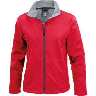 Ladies Core Softshell Result - rot