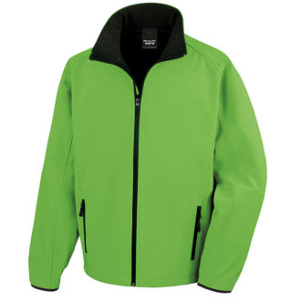 Bedruckbare Soft Shell Jacke Result -green/black