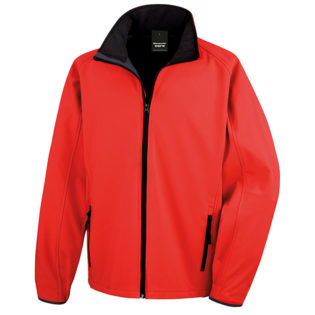 Bedruckbare Soft Shell Jacke Result - red/black