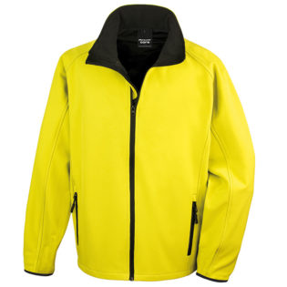 Bedruckbare Soft Shell Jacke Result - yellow/black