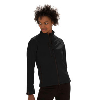 Ladies Soft Shell Jacket Russel - black