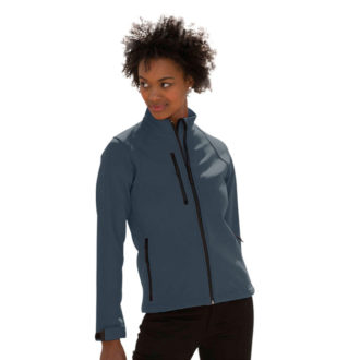 Ladies Soft Shell Jacket Russel - titanium