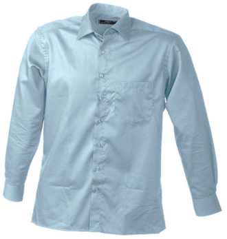 Werbeartikel Business Hemd Shirt longsleeved - lightblue