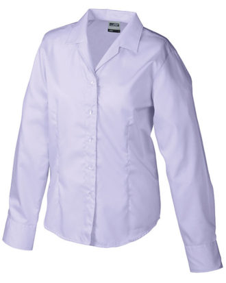 Werbeartikel Damen Business Bluse longsleeved - lilac