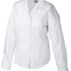 Werbeartikel Damen Business Bluse longsleeved - white