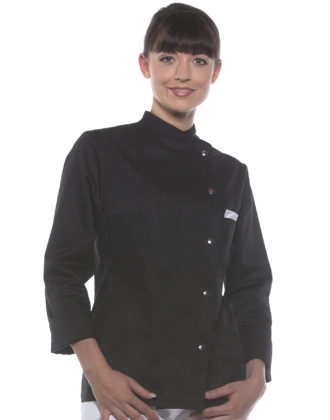 Ladies Chef Jacket Larissa KARLOWSKY - black