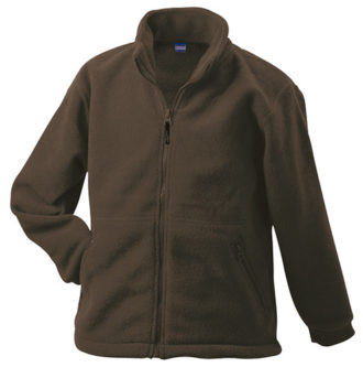 Werbemittel Jacke Fleece Kinder - brown