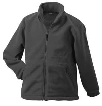 Werbemittel Jacke Fleece Kinder - dark grey