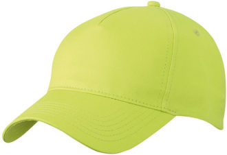 5 Panel Cap James & Nicholson - sunnylime