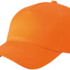 5 Panel Cap James & Nicholson - orange