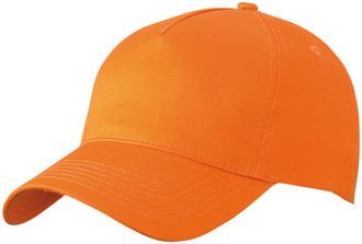 5 Panel Cap James & Nicholson - orange