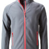 Men's Promo Softshell Jacket James & Nicholson - iron grey redd