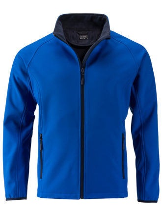 Men's Promo Softshell Jacket James & Nicholson - nautic blue navy