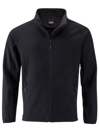 Men's Promo Softshell Jacket James & Nicholson - black black