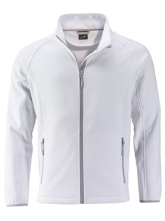 Men's Promo Softshell Jacket James & Nicholson - white white