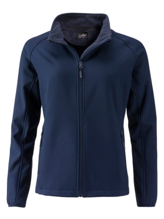 Ladies Promo Softshell Jacket James & Nicholson - navy navy