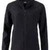 Ladies Promo Softshell Jacket James & Nicholson - black black