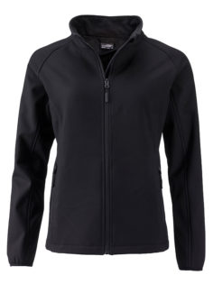 Ladies Promo Softshell Jacket James & Nicholson - black black