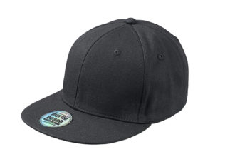 6 Panel Pro Cap Style James & Nicholson - black black