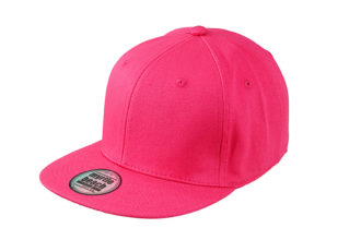 6 Panel Pro Cap Style James & Nicholson - red red