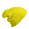 Knitted Long Beanie James & Nicholson - yellow