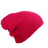 Knitted Long Beanie James & Nicholson - pink