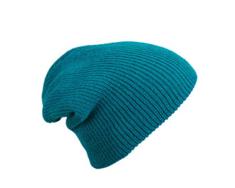 Knitted Long Beanie James & Nicholson - petrol