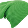 Knitted Long Beanie James & Nicholson - limegreen