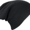 Knitted Long Beanie James & Nicholson - black