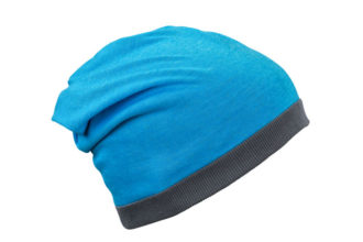 Heather Summer Beanie James & Nicholson - turquoisemelange darkgrey