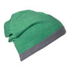 Heather Summer Beanie James & Nicholson - greenmelange darkgrey