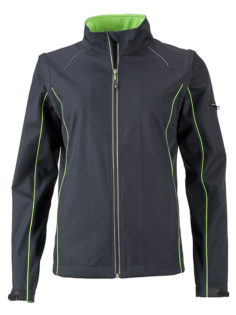 Ladies Zip Off Jacket James & Nicholson - irongrey green