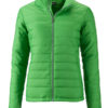 Ladies Padded Jacket James & Nicholson - green