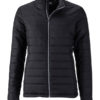 Ladies Padded Jacket James & Nicholson - black