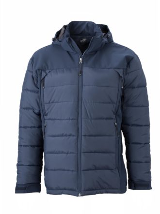 Mens Outdoor Hybrid Jacket James & Nicholson - navy