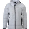 Mens Outdoor Hybrid Jacket James & Nicholson - white