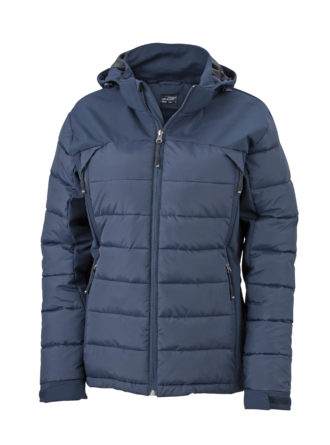 Ladies Outdoor Hybrid Jacket James & Nicholson - navy