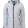 Ladies Outdoor Hybrid Jacket James & Nicholson - white