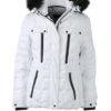 Ladies Wintersport Jacket James & Nicholson - white black