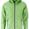 Mens Rain Jacket James & Nicholson - spring green navy