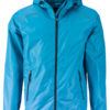 Mens Rain Jacket James & Nicholson - iron grey